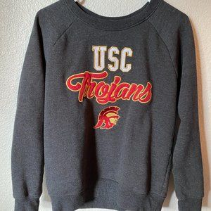 USC Trojans Embroidered Crewneck Sweatshirt